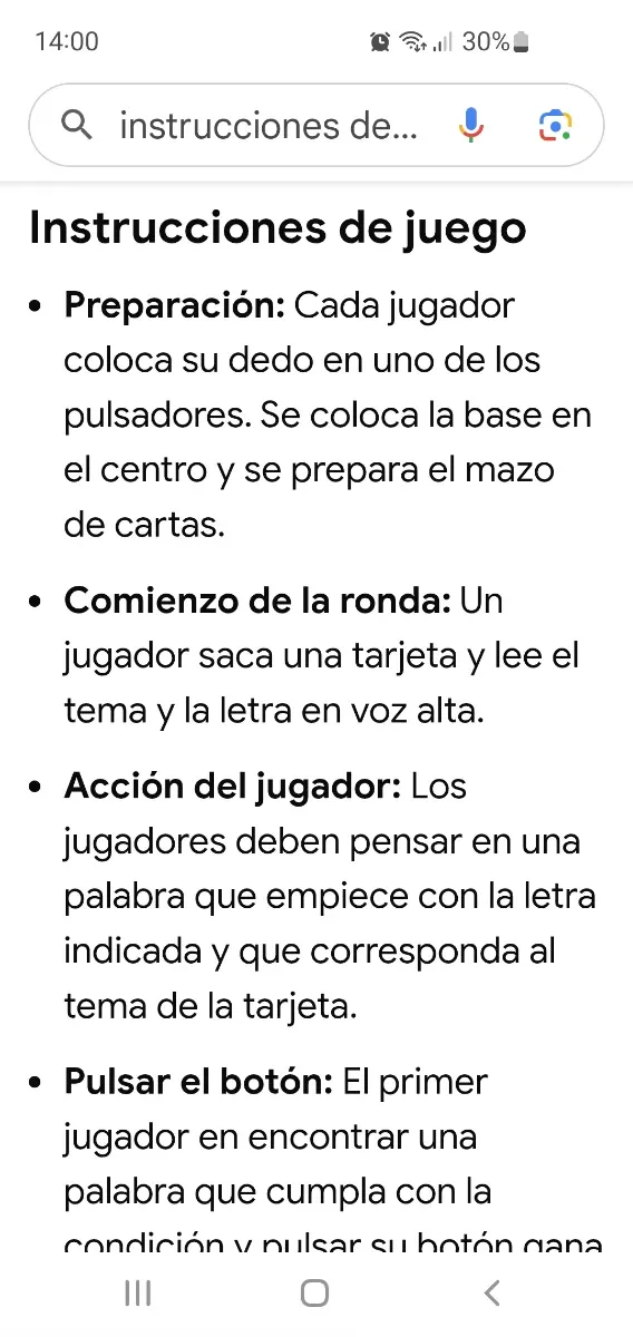 Juego de mesa Pulsa el Primero