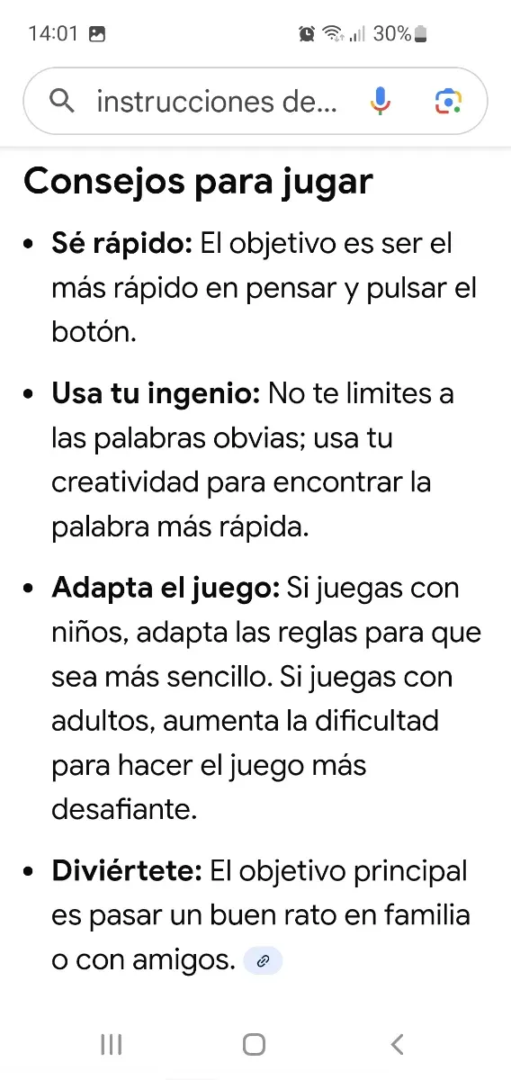 Juego de mesa Pulsa el Primero