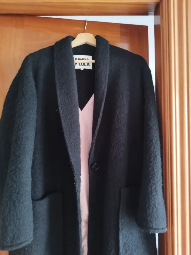 Abrigo Oversize Bimba y Lola Talla S en perfecto e