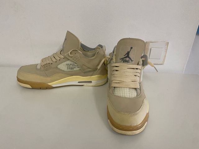 Jordan Retro 4 Beige/Amarillo