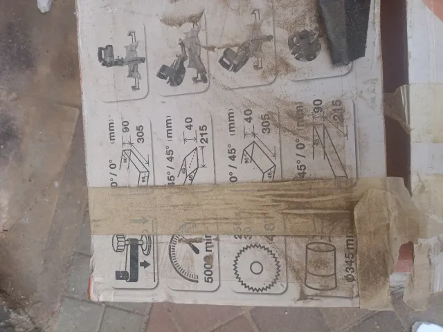 Ingletadora Dexter 2000W Telescópica