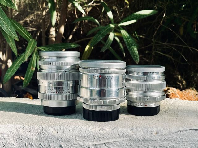 Lentes Helios-44, Jupiter-9, Mir-1v