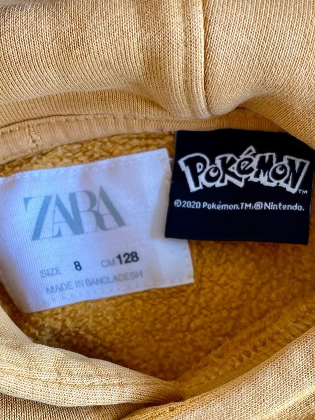 Sudadera Zara Pikachu