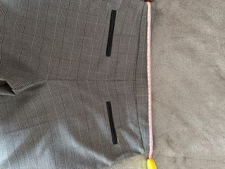 Pantalón vestir cuadros gris