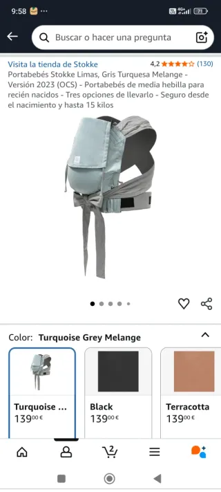 Portabebés Mochila Stokke