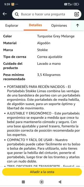 Portabebés Mochila Stokke