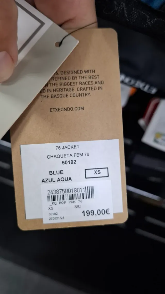 Chaqueta Etxeondo 76 Mujer Talla XS