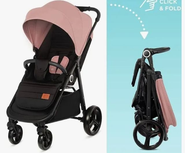 Silla de paseo bebé rosa