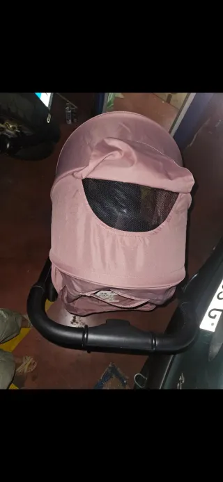 Silla de paseo bebé rosa