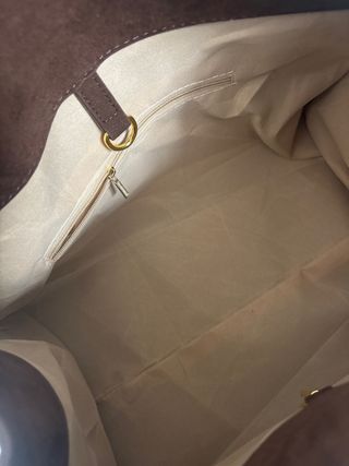 Bolso Piel Vegana Marrón 38x27x22cm