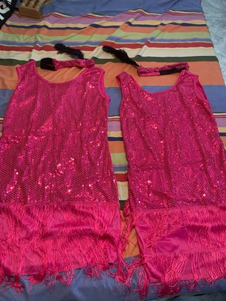 2 disfraces Charleston Mujer Talla M /L