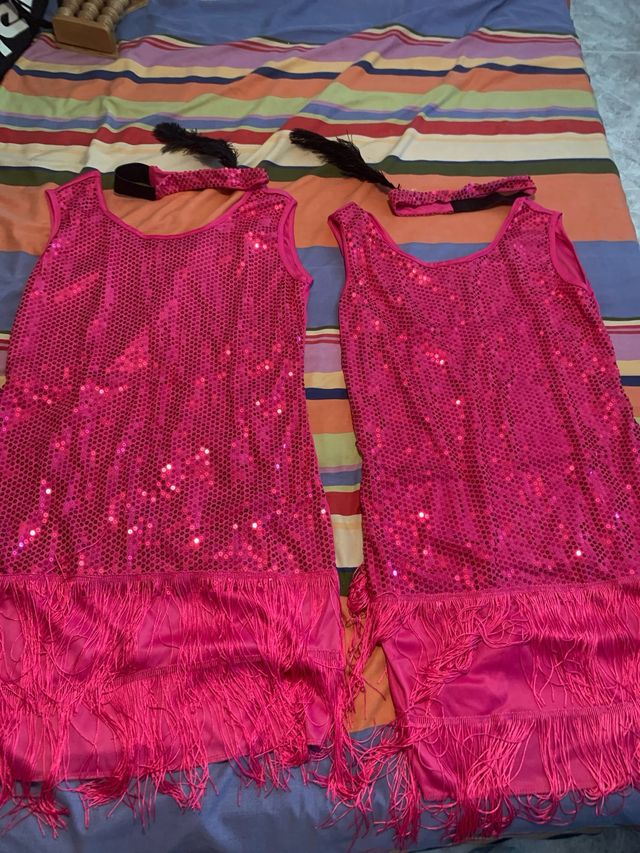 2 disfraces Charleston Mujer Talla M /L