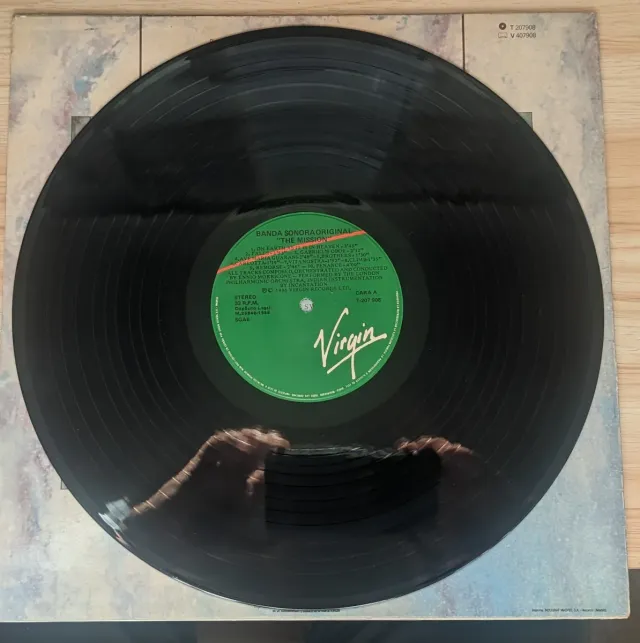 Disco vinilo. BSO The Mission