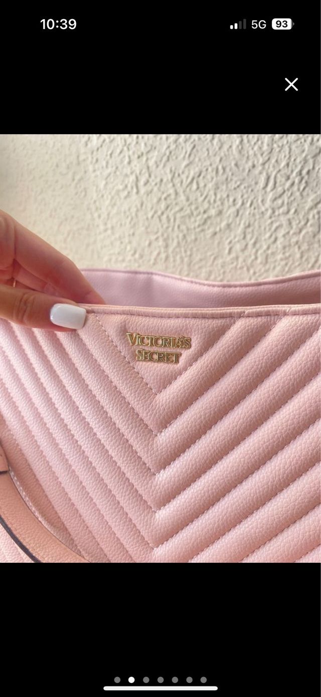 Bolso Victoria's Secret Rosa Grande Acolchado