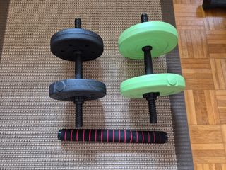 Banco de pesas y soporte para barra