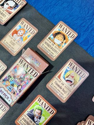 One Piece – 60 card + 32 sticker Wanted 92 Pcs