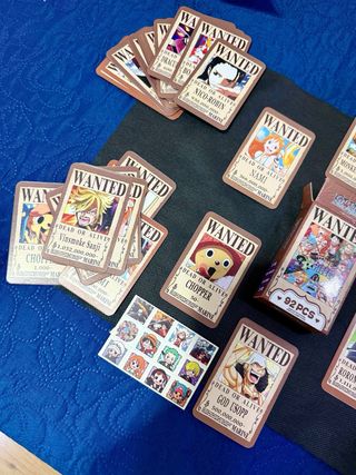 One Piece – 60 card + 32 sticker Wanted 92 Pcs