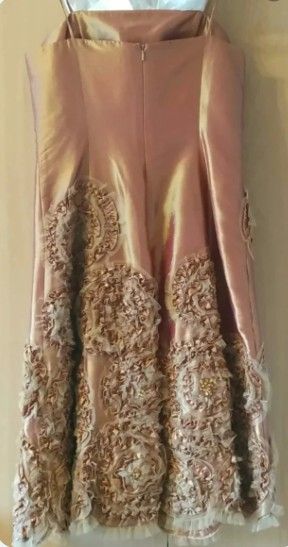 Vestido de fiesta CABOTINE oro rosa