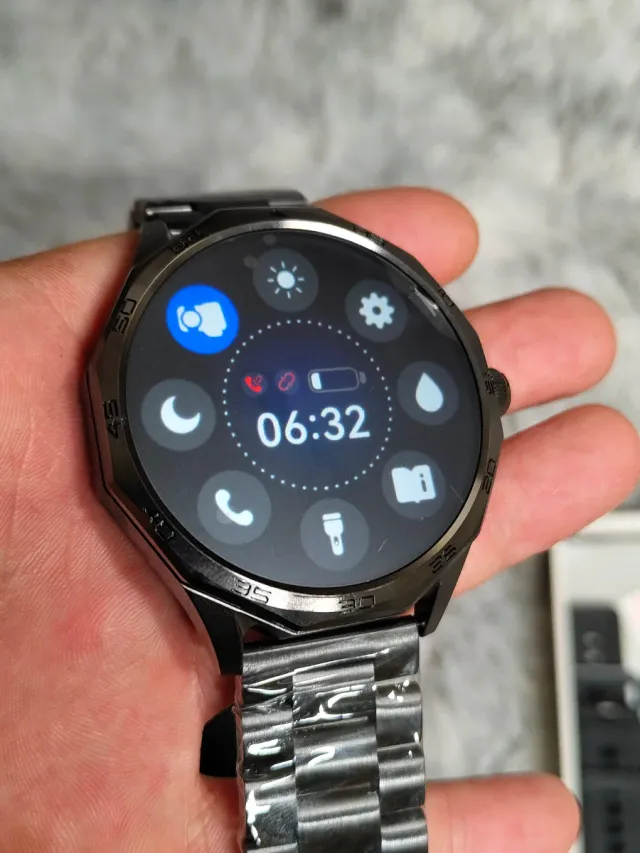 Smartwatch 1.85 Negro acero inoxidable