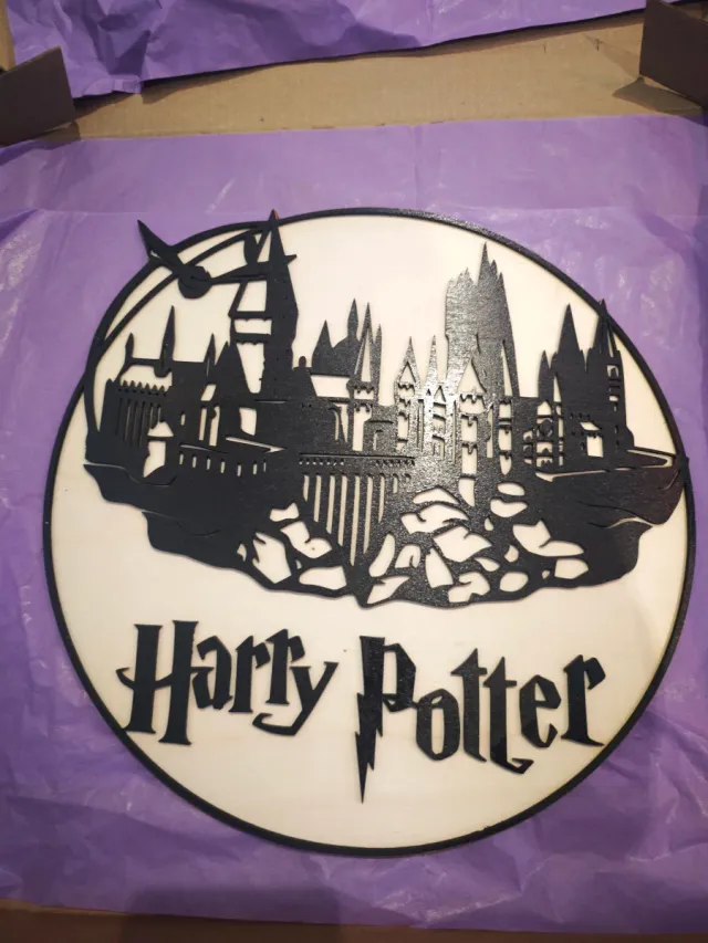 Cartel Decorativo Harry Potter Hogwarts