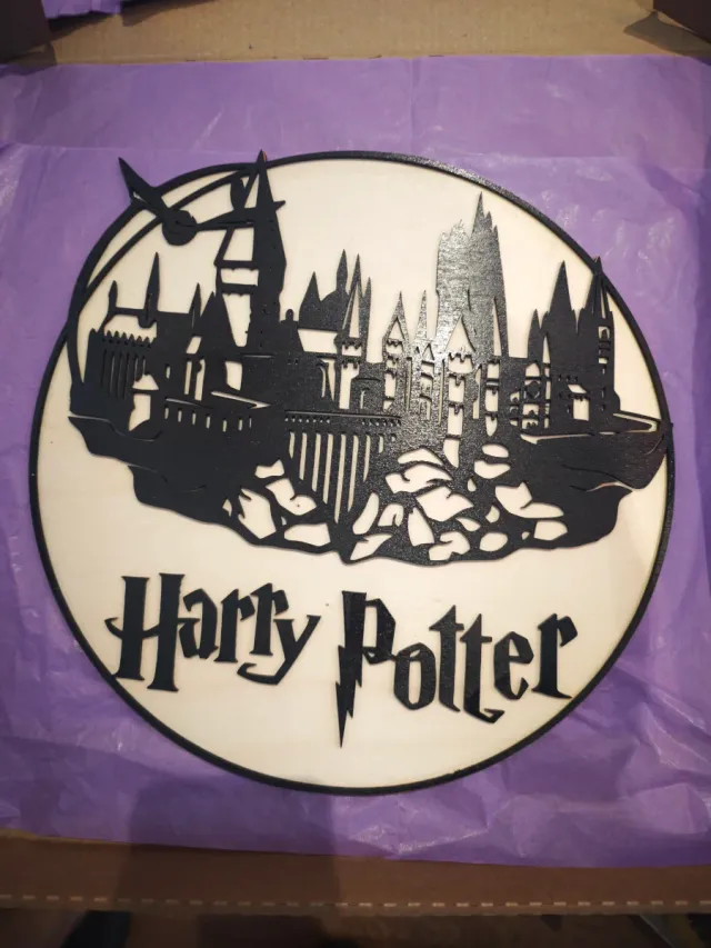 Cartel Decorativo Harry Potter Hogwarts