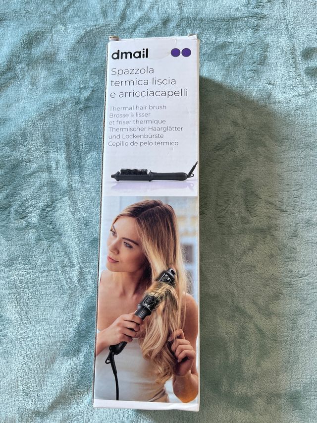 Cepillo térmico dmail para alisar y rizar
