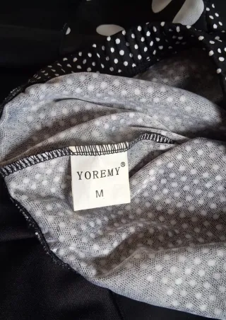 Vestido MIUSOL azul talla m Vestido fiesta  gris