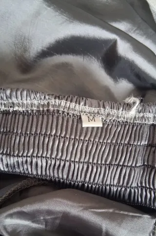 Vestido MIUSOL azul talla m Vestido fiesta  gris