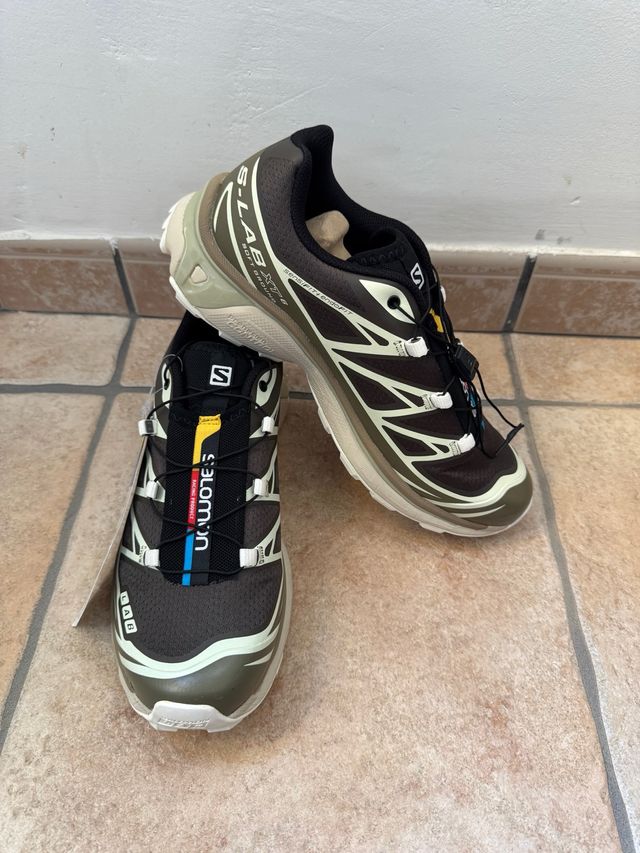 Zapatillas Salomon XT-6 Marrón/Oliva EU 43