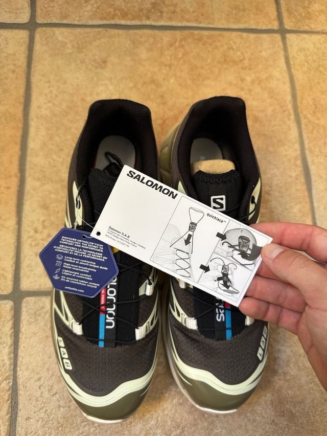 Zapatillas Salomon XT-6 Marrón/Oliva EU 43