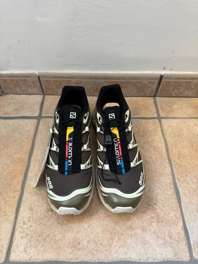 Zapatillas Salomon XT-6 Marrón/Oliva EU 43