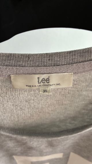 Camiseta manga larga Lee gris talla XS