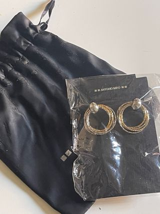 Pendientes Antonio Miró Dorados y Plateados