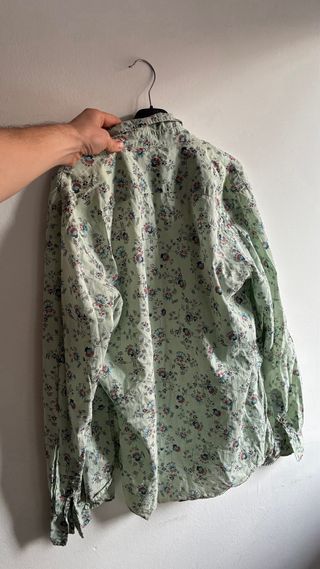 Camisa Benetton Talla S Floral