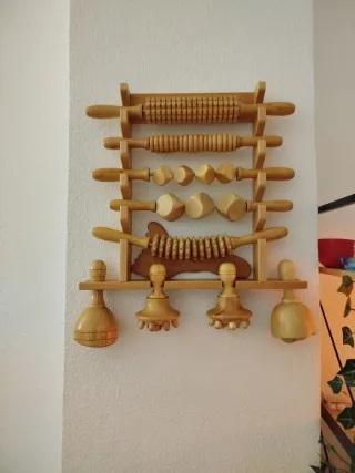 Kit Maderoterapia profesional con Soporte