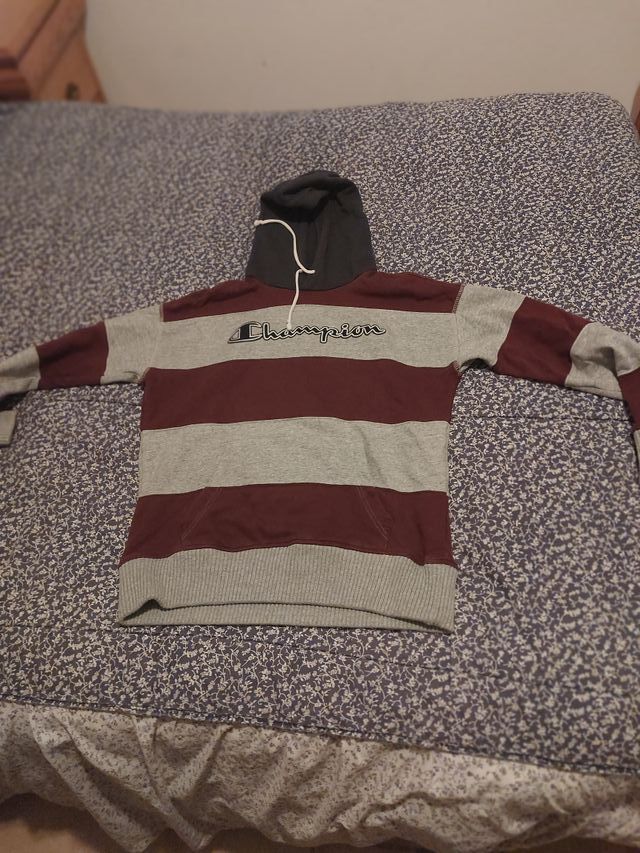 Sudadera Champion Talla S Rayas