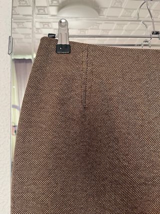 Falda Roberto Verino Talla M Marrón 100% lana