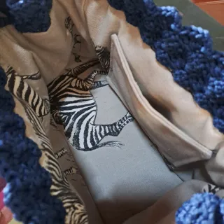 Borsa uncinetto fatta a mano punto Prada