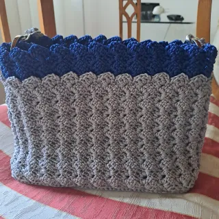 Borsa uncinetto fatta a mano punto Prada