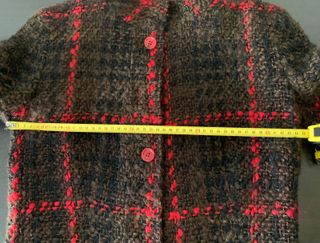 Abrigo vintage Carolina Herrera cuadros