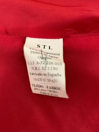 Abrigo vintage Carolina Herrera cuadros