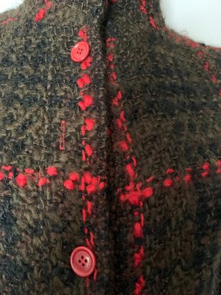 Abrigo vintage Carolina Herrera cuadros