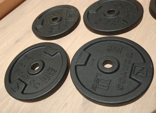 4 discos de peso Domyos 5 kg