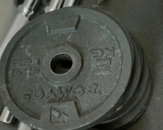 4 discos de peso Domyos 5 kg