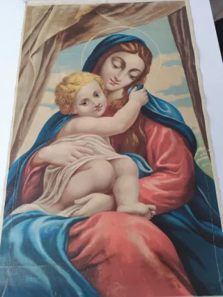 Lienzo Estandarte Cristiano Antiguo