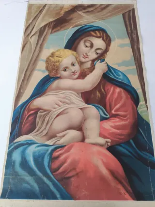 Lienzo Estandarte Cristiano Antiguo