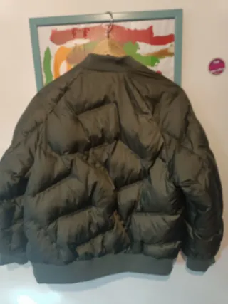 Chaqueta bomber Zara verde 11-12años