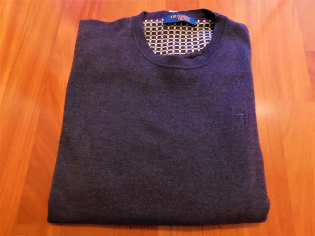 Maglioncino Trussardi Jeans girocollo grigio S