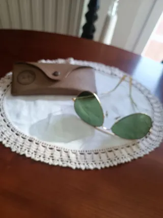 Gafas de sol Ray-Ban Vintage Doradas Verdes