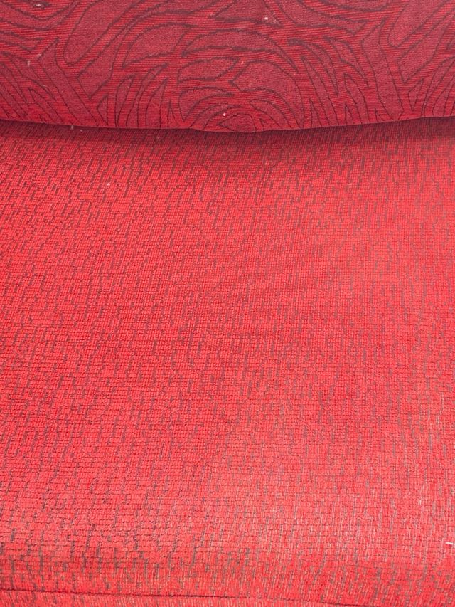 Sofá Rojo Grande 3 Plazas